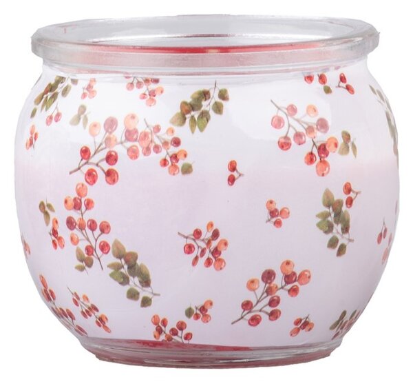 Emocio Sklo Dekor 70x62 mm Wild Cranberry, vonná svíčka