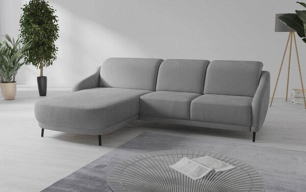 ROHOVÁ SEDAČKA, textil, šedá Sit & More - Sedací soupravy, Online Only