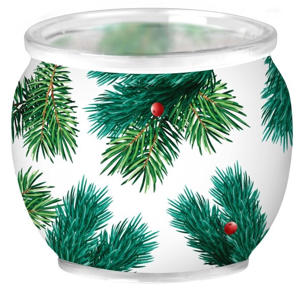 Emocio Sklo Dekor 70x62 mm Merry Christmas, vonná svíčka