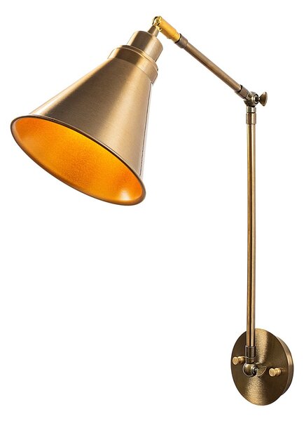 Opviq Nástěnná lampa Berceste V zlatá