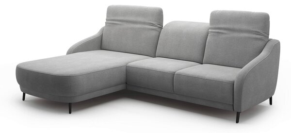 ROHOVÁ SEDAČKA, textil, šedá Sit & More - Sedací soupravy, Online Only