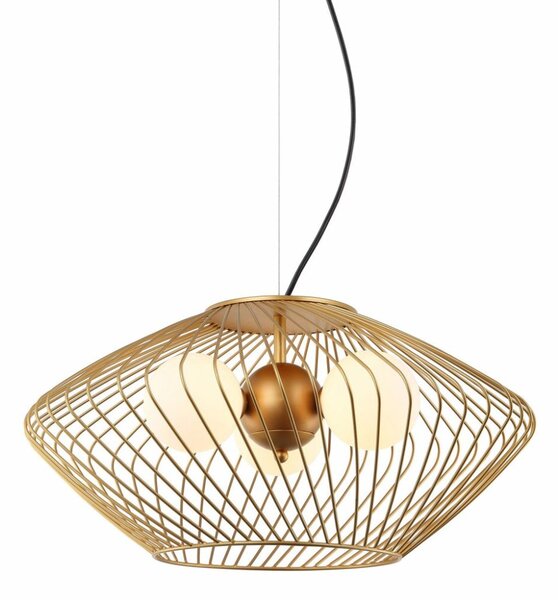 MDM-3845-3 GD ITALUX Zeno moderní závěsné svítidlo 3X25W G9 IP20