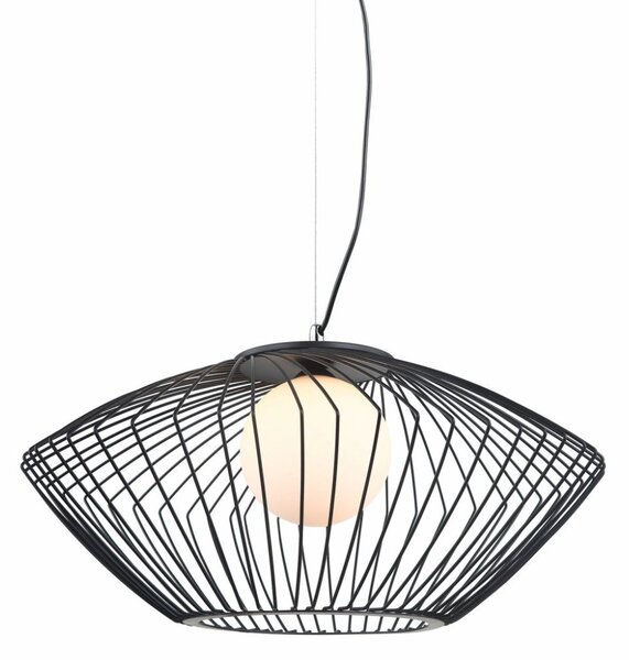 MDM-3844-1 BK ITALUX Zeno moderní závěsné svítidlo 1x40W E27 IP20