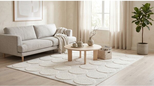 Krémový koberec 160x230 cm Bubble – ESTE