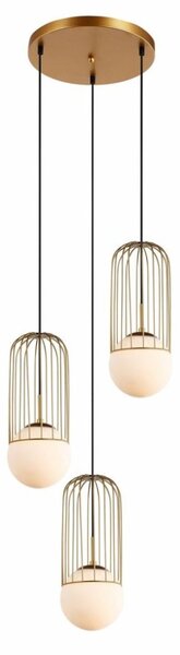 MDM-3939/3 GD ITALUX Matty moderní závěsné svítidlo 3X40W E27 IP20