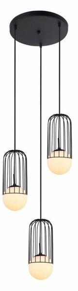MDM-3939/3 BK ITALUX Matty moderní závěsné svítidlo 3X40W E27 IP20