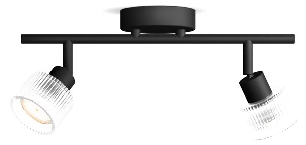 Horen LED bodové svítidlo 2×5W, AC 220–240, černá