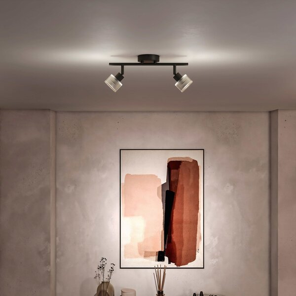 Horen LED bodové svítidlo 2×5W, AC 220–240, černá