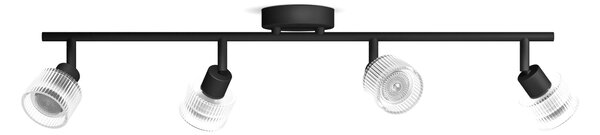 Horen LED bodové svítidlo 4×5W, AC 220–240, černá