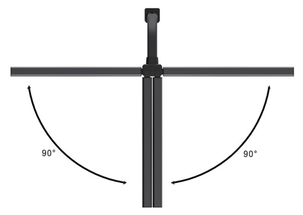 Ecolite LED stmívatelná stolní lampa 20W 1200lm CCT černá LU19TC2-CR
