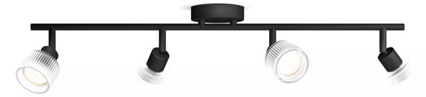 Horen LED bodové svítidlo 4×5W, AC 220–240, černá
