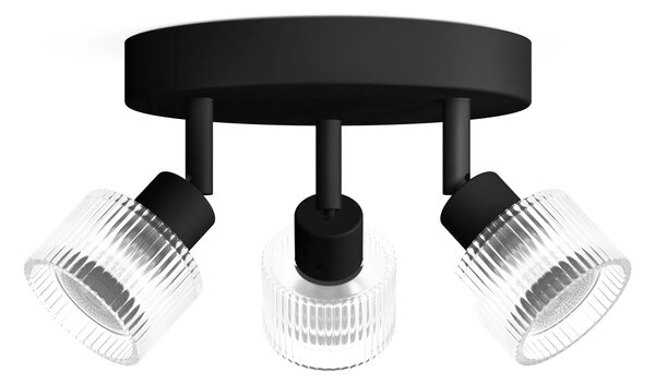 Horen LED bodové svítidlo 3×5W, na desce, AC 220–240, černá