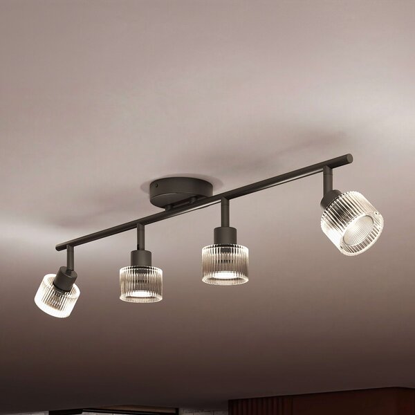 Horen LED bodové svítidlo 4×5W, AC 220–240, černá