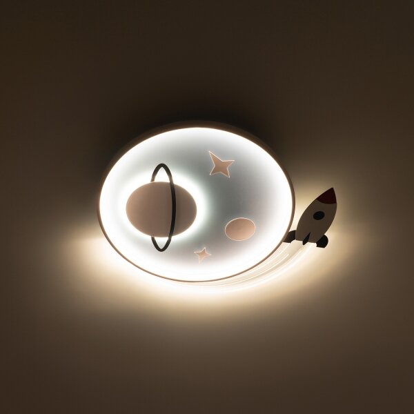 Brilagi -LED Dětské stropní svítidlo STARSHIP LED/64W/230V 3000/4500K modrá