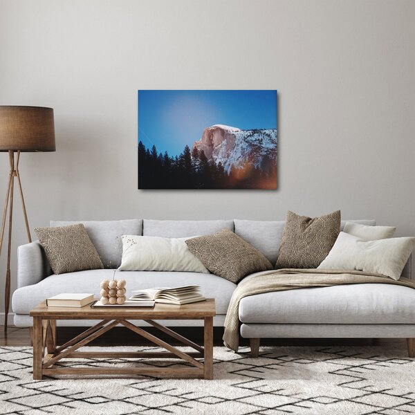 Obraz - Noční vrchol hor (70x50 cm)
