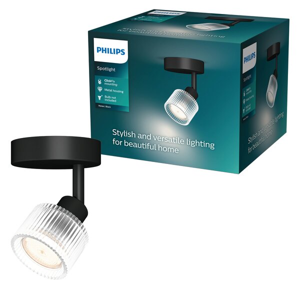 Horen LED bodové svítidlo 5W, AC 220–240, černá