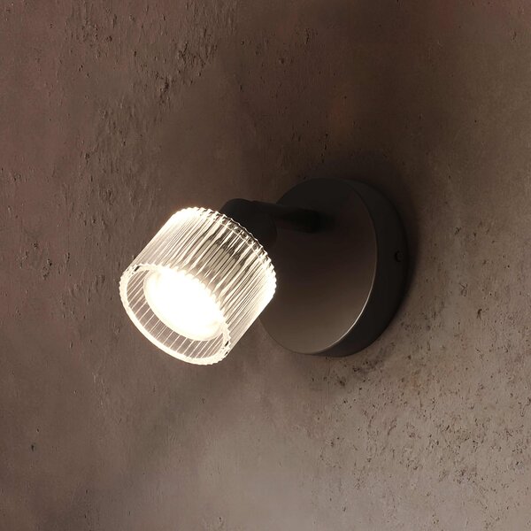 Horen LED bodové svítidlo 5W, AC 220–240, černá