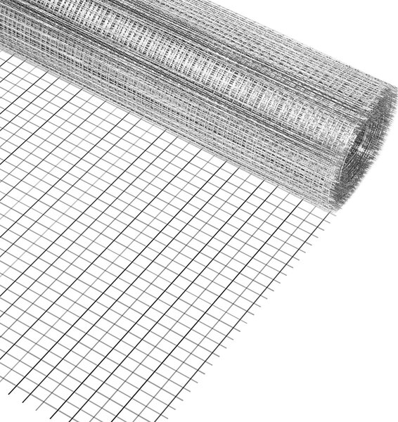 Drátěná síť, jemnozrnná, rozměry 400 mm x 3 m, vhodná jako síť proti hmyzu a jako ochrana proti myším