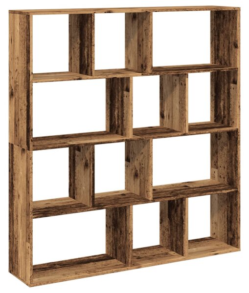 Knihovna old wood 132 x 29 x 141,5 cm kompozitní dřevo 3310314