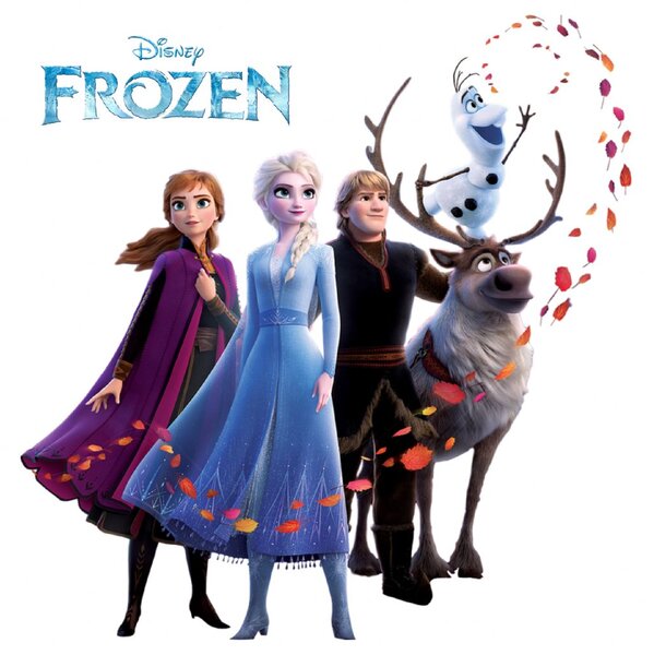 Samolepka na zeď "Frozen 2" 60x70cm