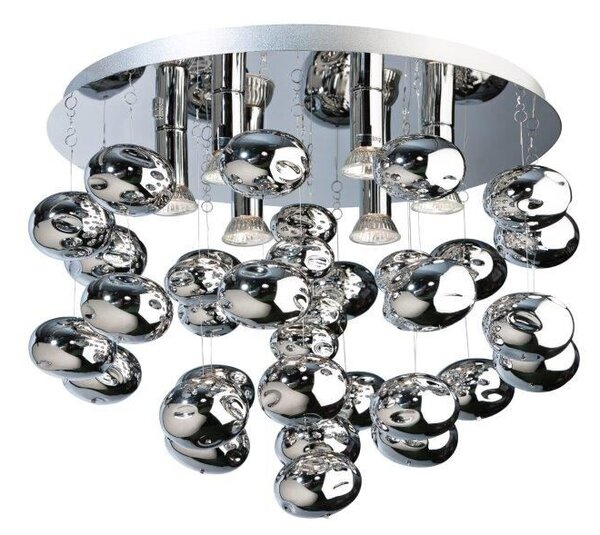 AZzardo AZ2541 DECOline Luvia CHROME stropní svítidlo 6xGU10 40W IP20 chrom