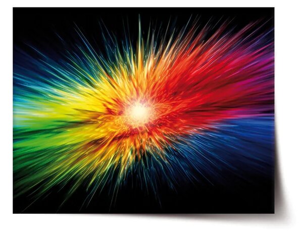 Sablio Plakát Barevná exploze - 60x40 cm