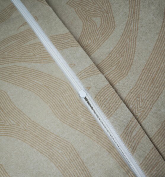 POVLEČENÍ, flanel, béžová, 140/200 cm Florella - Povlečení