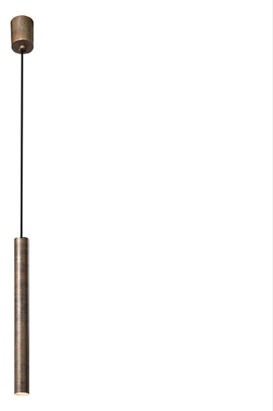 Il Fanale 208.31.OO Girasoli, závěsné svítidlo z antické mosazi, 1xG9 max.5W, prům.4cm, výška 40cm