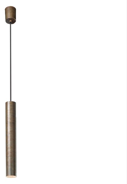 Il Fanale 208.33.O1 Girasoli, závěsné svítidlo z antické mosazi, 1xGU10 max.5W, prům.6cm, výška 40cm