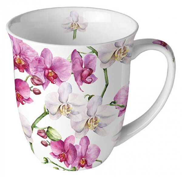 Porcelánový hrnek Orchideje 400 ml