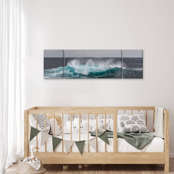 Obraz - Vlny v oceánu (170x50 cm)