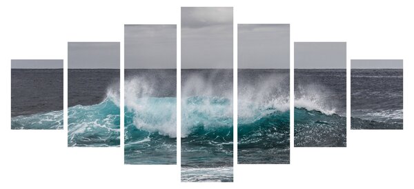 Obraz - Vlny v oceánu (210x100 cm)