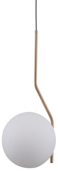 Italux PND-3300-1-HBR závěsné svítidlo Carimi D200mm 1x5W E27 mosazná měděná, bílá