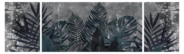Obraz - Palmové listy (170x50 cm)