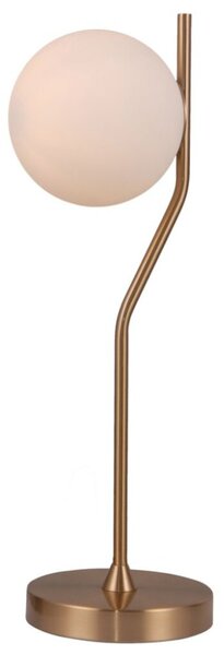 Italux TB-3300-1-HBR stolní svítidlo Carimi 1x5W G9 mosazná měděná, bílá