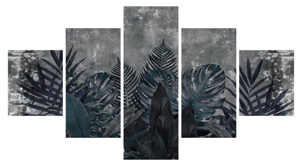 Obraz - Palmové listy (125x70 cm)