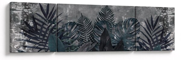 Obraz - Palmové listy (170x50 cm)