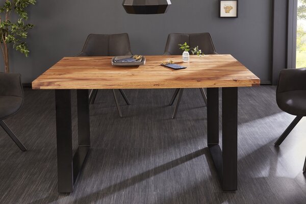 Designový jídelní stůl Thunder 140 cm sheesham