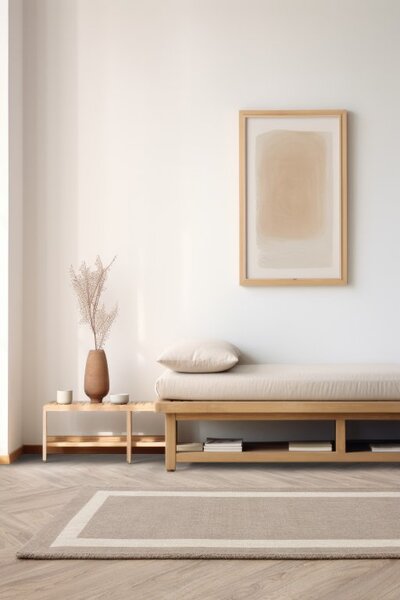 Tribeca Design Kusový koberec Buster Border Sand Rozměry: 120x170 cm