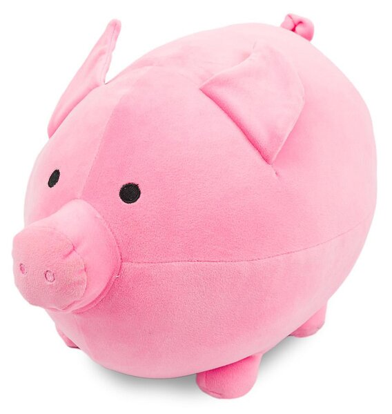 Tegatex Plyšák-polštářek prasátka, 30cm, růžová