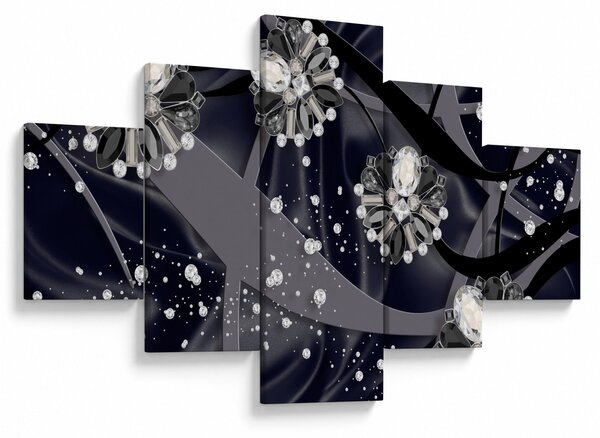 Obraz - Diamanty v prostroru (125x70 cm)