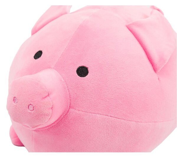 Tegatex Plyšák-polštářek prasátka, 30cm, růžová