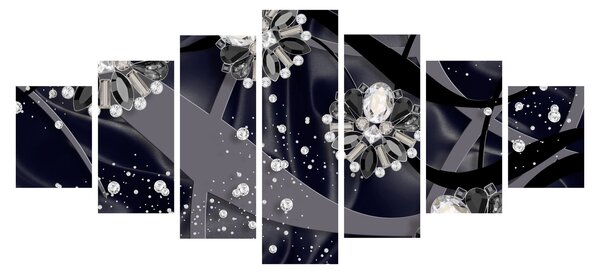 Obraz - Diamanty v prostroru (210x100 cm)