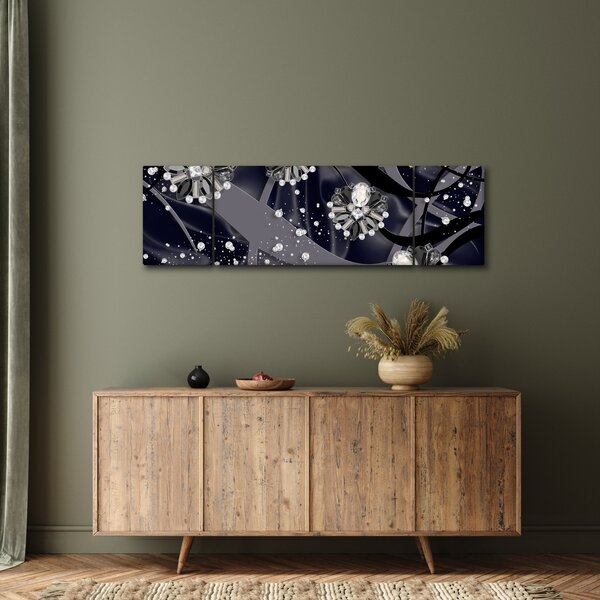 Obraz - Diamanty v prostroru (170x50 cm)