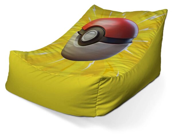 Sablio Sedací vak Lounge Pokemon ball Exploze - 80 x 95 x 50 cm
