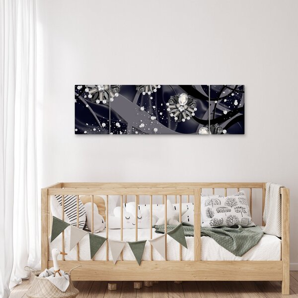 Obraz - Diamanty v prostroru (170x50 cm)