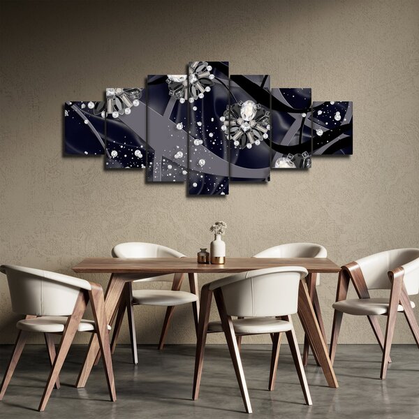 Obraz - Diamanty v prostroru (210x100 cm)