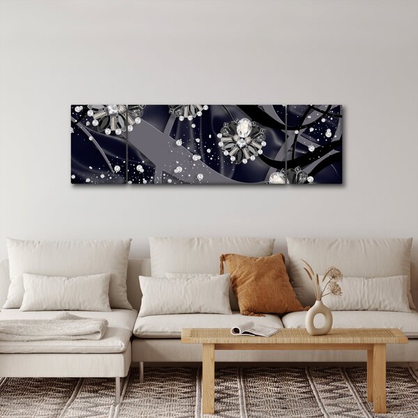 Obraz - Diamanty v prostroru (170x50 cm)