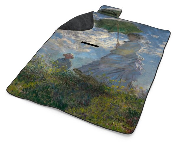 Sablio Plážová deka Dáma se slunečníkem - Claude Monet: 200x140 cm
