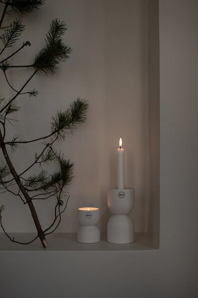 DBKD Keramický svícen Post Tealight - White DK275